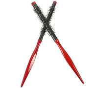 FRCOLOR 2pièces Brosse à Cheveux Anti- Set Pour Coiffure Brosse Ronde Avec Poils De Sanglier Pour Séchage Coiffage Cheveux Bouclés Et