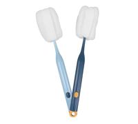 FRCOLOR 2pièces Brosse de Nettoyage pour Bouteille Eau Goupillon avec Manche Long Brosse Multifonctionnelle pour Bouteilles Tasses et Verres Nettoyage Facile Rayures