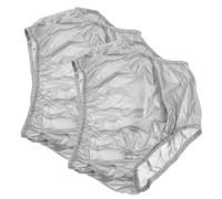 FRCOLOR 2pièces Couches-culottes Imperméables Et Réutilisables Pour Adultes Lavables Et Absorbantes Conçues Pour Protection Continue Incontinence