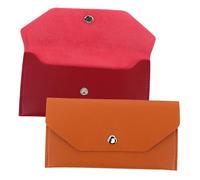 FRCOLOR 2pièces Enveloppes Budget Réutilisables PU Synthétique Long Rectangulaire Portefeuille Cash Et Organisateur Cartes pour Homme Et Femme Gestion Facile du Budget Et Paiements