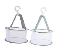 FRCOLOR 2pièces Filet Séchage Suspendu Pour Pinceaux Et Éponges Maquillage Avec Cordon Panier Maille Et Léger Pour Séchage Et Organisation Accessoire Beauté Indispensable Femme Et Fille