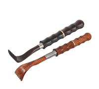 FRCOLOR 2pièces Gratte-dos Télescopique Extensible Bois Outil de Grattage Manuel pour Adultes Soulageant les Démangeaisons pour Voyages Maison