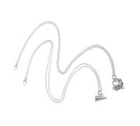 FRCOLOR 2pièces Lot de Colliers pour Femme avec Pendentif Mégaphone Bijoux de Pom-pom Girl Accessoire Sport pour Adolescentes et Passionnées de Cheerleading