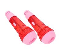 FRCOLOR 2pièces Microphone à Écho pour Garçon Fille Jouet Basé Principe Physique pour Chantant Et Développement Musical Accessoire De Karaoké pour Fêtes Et Activités