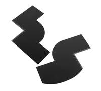 FRCOLOR 2pièces Outil De Coiffure Pour Barbier Gabarit De Barbe Avec Repères De Mesure Outil De Stylisme De Barbe Guide De Rasage Nuque Gabarit De Tondeuse Soi-même