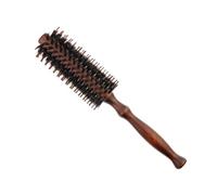FRCOLOR 2pièces Peigne à Cheveux Naturel Anti- Brosse Ronde à Poils De Sanglier Pour Coiffure Et Boucles Outils De Curling Pour Coiffeurs Et Utilisation à