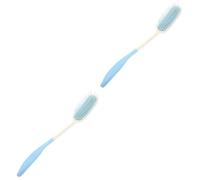 FRCOLOR 2pièces Peigne à Ergonomique Pour Personnes Âgées Et Handicapées Peigne à Coiffer Avec Design Confortable Et Dents Pour Usage à Maison De Retraite Hôpital