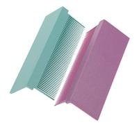 FRCOLOR 2pièces Peigne pour Lisseur Lot de Peignes de Rechange Outil de Coiffure pour Cheveux Longs et Courts Compatible Plupart des Fers à Lisser