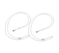 FRCOLOR 2pièces Pendentif Microphone Élégant Collier Stylé Pour Chanteuses Et Discours Bijoux Neck Décoratifs Pour Amoureux Musique