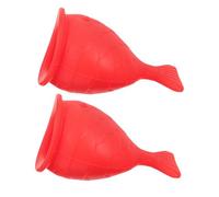 FRCOLOR 2pièces Repulpeur De Silicone Forme Poisson Kit Repulpeur Agrandisseur Bouche Outil Rehausseur Portable Et Facile Utilisation