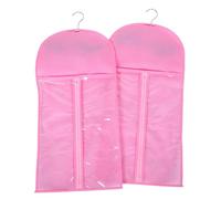 FRCOLOR 2pièces Sachet De Suspension Pour Perruques Avec Crochet Pratique Pour Rangement Extensions De Cheveux Emballage Transparent Pour Plusieurs Perruques
