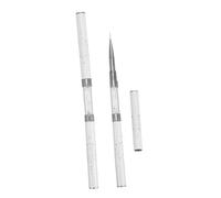 FRCOLOR 2pièces Stylo Pour Nail Art Pinceau Fin Double Embout Outil De Manucure Pour Dessin De Vernis Gel Matériel De Précision Pour Motifs Ongles Accessoire Compact Pour Application Polyv