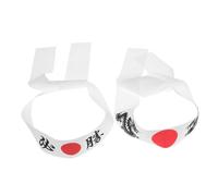 FRCOLOR 2pièces Tête De Costume De Karaté Bandeau Bushido Japonais Serre-tête Pour Costumes De Chef Bandana Hachimaki Couvre-chef Pour Déguisement