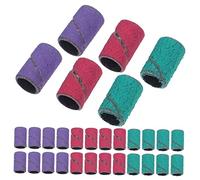 FRCOLOR 3 Boîtes Cercle De Polissage Des Ongles Bande De Ponçage Para Dissolvant De Cuticule Sable Ponceuse à Cloison Sèche Repousseur De Cuticule Affûtage Baril Lingettes Papier De Verre