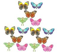 FRCOLOR 3 ensembles Broche En Émail Motif Insecte Et Accessoire De Sac À Bijoux En Alliage 5 pièces * 3