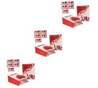 FRCOLOR 3 Ensembles Main Faire La Fête Mini Des Pour Les Petits Moyens Grands Des - Papier 12 Pièces * 3