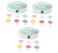 FRCOLOR 3 Ensembles Meuleuse à Ongles Électrique Coupe-ongles Électrique Pour Bébé Coupe-ongles Enfants Kit De Lime à Ongles Pour Bébé Affûtage Art D'ongle Tout-petit Plastique Se Soucier