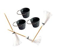 FRCOLOR 3 Ensembles Miniature Mops and Buckets Set for Small House Decor Cleaning Tools Creative Miniature Furniture Accessories Suitable for All Ages