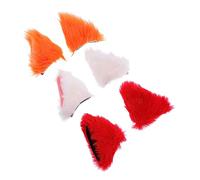 FRCOLOR 3 Paires Clips à Cheveux Oreilles de Chat Accessoire Cosplay Adorable pour Halloween et Fêtes