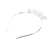 FRCOLOR 3 Pcs Lettre Bandeau Mariées Chapeaux Bandeau Cheveux Cerceau De Mariage Casque Strass Casque Mariée Bandeau Strass Bandeau Cheveux Accessoires Mariée Cheveux Bande Cheveux De