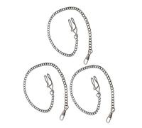 FRCOLOR 3 Pièces Accessoires pour Hommes Chaînes Métalliques Élégantes pour Événements Formels et Réunions