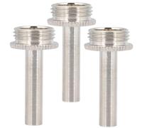 FRCOLOR 3 pièces Accessoires Trompette Tiges de Piston Acier Inoxydable Durables pour Réparation et Remplacement Tiges de Doigt Pratiques pour Cornet et Trompette