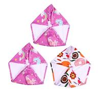 FRCOLOR 3 Pièces Adulte Sèche-Cheveux Casquette Serviettes Pour Visage Microfibre Serviette Cheveux Turbans Pour Femmes Bandes De Cheveux Pour Femmes Sèche-Cheveux Casquettes Bandeau