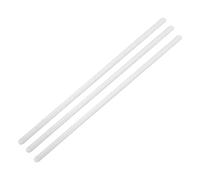 FRCOLOR 3 Pièces Baguette de Verre Solide de 20cm pour Agitation en Laboratoire, Outil Transparent pour Mélanger Plat D'évaporation sans Chauffage Inégal