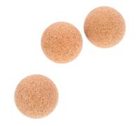 FRCOLOR 3 pièces Balles de Football de Table Bois Accessoires de Remplacement et Lot de Balles Liège pour Table de Foot