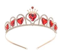 FRCOLOR 3 Pièces bandeau couronne d'amour accessoire de cheveux pour femmes accessoires de cheveux en strass couronne princesse couronne de princesse diadème brillant couronne de mariée