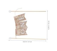 FRCOLOR 3 Pièces Bannière Cake Topper An Fait Main Guirlande Décoration Gâteau Compatible Toutes Facile à Installer pour Fête Garçon Fille Premier Anniversaire