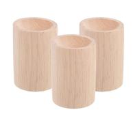 FRCOLOR 3 Pièces Bâtons Diffuseurs D'huile Essentielle en Bois Naturel, Sûrs et Élégants pour Décoration de Bibliothèque ou Voiture, Design Simple et Chic