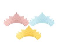 FRCOLOR 3 Pièces Bonnet De Shampoing Pour De Bonnet De Pour Couronne De Bain Bouclier D'eau Bouclier De Lavage Des Cheveux De