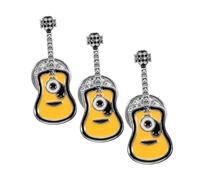 FRCOLOR 3 Pièces Broches Guitare Punk Rétro de Pins de Veste et Sac Accessoires de Mode Unisexes pour Décoration de Vêtements et