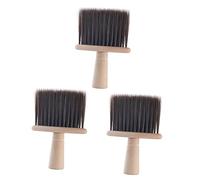 FRCOLOR 3 Pièces brosse à cheveux cassée brosse plumeau rasage, nettoyage des cheveux blaireau de salon blaireau ancien brosse cheveux brosse de nettoyage pour cheveux cassés Bambou