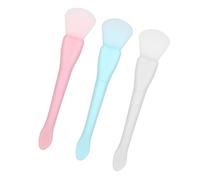 FRCOLOR 3 Pièces Brosse à Masque Brosse De Masque En Silicone Applicateur De Masque Facial En Silicone Spatule De Maquillage Brosse Pour Masque Facial Spatule à Maquillage Gel De Silice