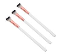 FRCOLOR 3 Pièces Brosse à Queue De Poisson Pinceaux Contour Du Nez Pinceau Contour Pinceau Maquillage Nez Pinceau De Maquillage Pour Femme Outil De Maquillage Du Nez Fibre De Laine