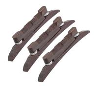 FRCOLOR 3 Pièces Chevalet Mandoline Bois Réglable Pont Mandoline et Sillet Guitare Acoustique pour Réparation Instruments à Cordes Amélioration Sonore et Compatibilité Multi-modèles