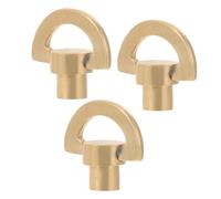 FRCOLOR 3 Pièces Clés de Boîte à Musique en Fer Doré, Faciles à Utiliser Réglage Hauteur, pour Projet DIY de Boîte Musicale