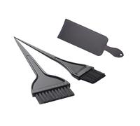 FRCOLOR 3 Pièces Conseil De Des Cheveux Brosse à Cheveux En Poils De Sanglier Pinceau De Trousse à Cheveux Kit De Coloration Des Cheveux Des Sourcils Black