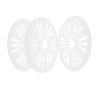 FRCOLOR 3 Pièces Couvercle D'essorage Blanc pour Machine à Laver, Remplacement du Couvercle D'essorage Machine à Laver, Abs, 24cm, Accessoires pour Lave-linge Automatique