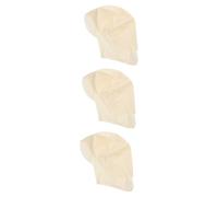 FRCOLOR 3 Pièces Couvre-Chef Bonnet Chauve Bonnet De Cheveux Casquette Chauve pour Cosplay Couvre-Chef Chauve en Latex Casquette Chauve pour Moine Cosplay Blanche Émulsion