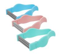 FRCOLOR 3 Pièces Épilateur Facial Manuel à Ressort pour Femme Épilation Du Visage sans Portable et Léger Enlève Poils de Lèvres Joues et Menton Efficacement