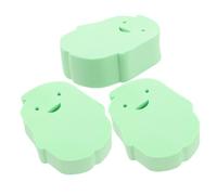 FRCOLOR 3 Pièces Éponge de Bain Garçon Fille Forme Petit Oiseau Douce et Naturelle Éponges pour Garçon Fille Portable Nettoyage et Soin Délicat Né