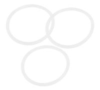 FRCOLOR 3 Pièces Joint D'étanchéité en Silicone Anneau en Silicone pour Bouteille Joint de Couvercle pour Bouteille Étanche et Isolant Thermique