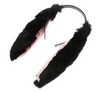 FRCOLOR 3 Pièces Lop Lapin Bandeau Carnaval Bandeau Festival Casques Mahjong Boucles D'Oreilles Femmes Lapin Maquillage Chapeaux Chapeaux Carnaval x Noir En