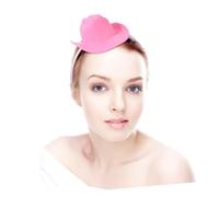 FRCOLOR 3 Pièces Mini Bandeau Chapeau de Cowgirl Tissu Résistant Léger et Élastique Accessoire de Fête et Carnaval pour Filles