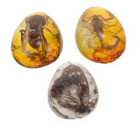 FRCOLOR 3 pièces Pendentifs avec Insectes Réels Décorations Légères pour Artisanat DIY Spécimens Insectes Scorpion et Abeille