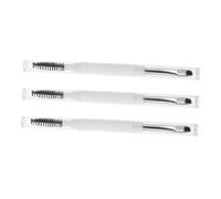 FRCOLOR 3 Pièces Pinceau de maquillage portatif jouets taquins mascara multifonctionnel set de pinceaux Brosse à sourcils spiralée pinceau pour fard à paupières brosse de cils à double fin
