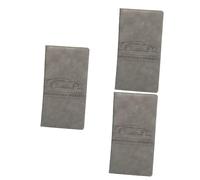 FRCOLOR 3 Pièces Pochette PU pour Documents de Conduite et Assurance Automobile Étui pour Cartes Identité Crédit Accessoire Multifonctionnel